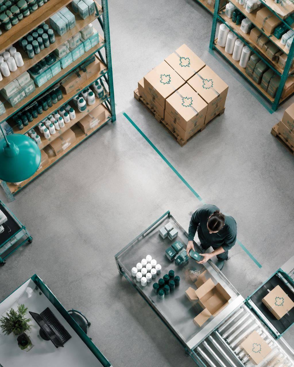 Branded consumer goods shipped into Amazon fulfillment centres across Canada